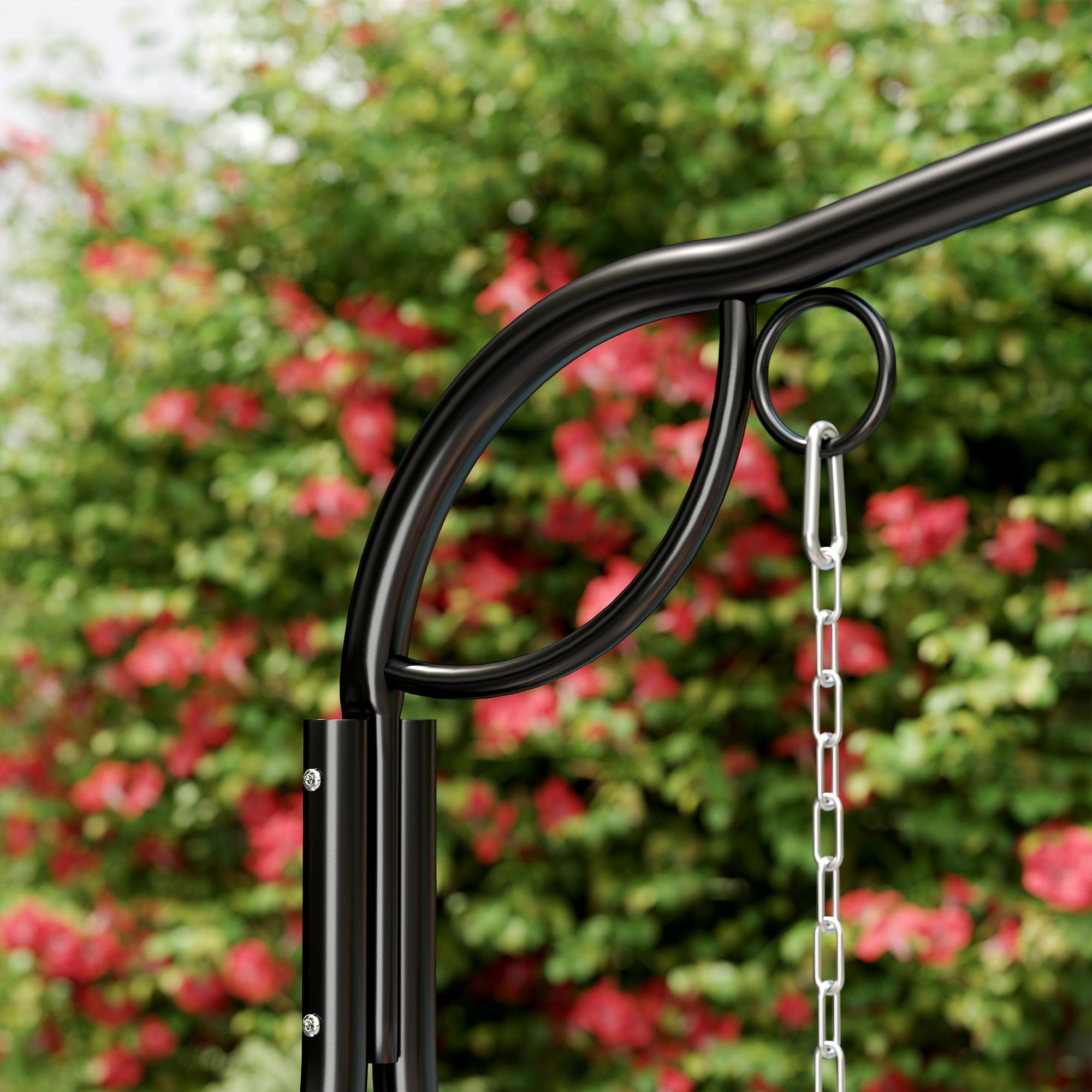 Suporte para Baloiço de Metal 172x126x170 cm Cor de Bronze