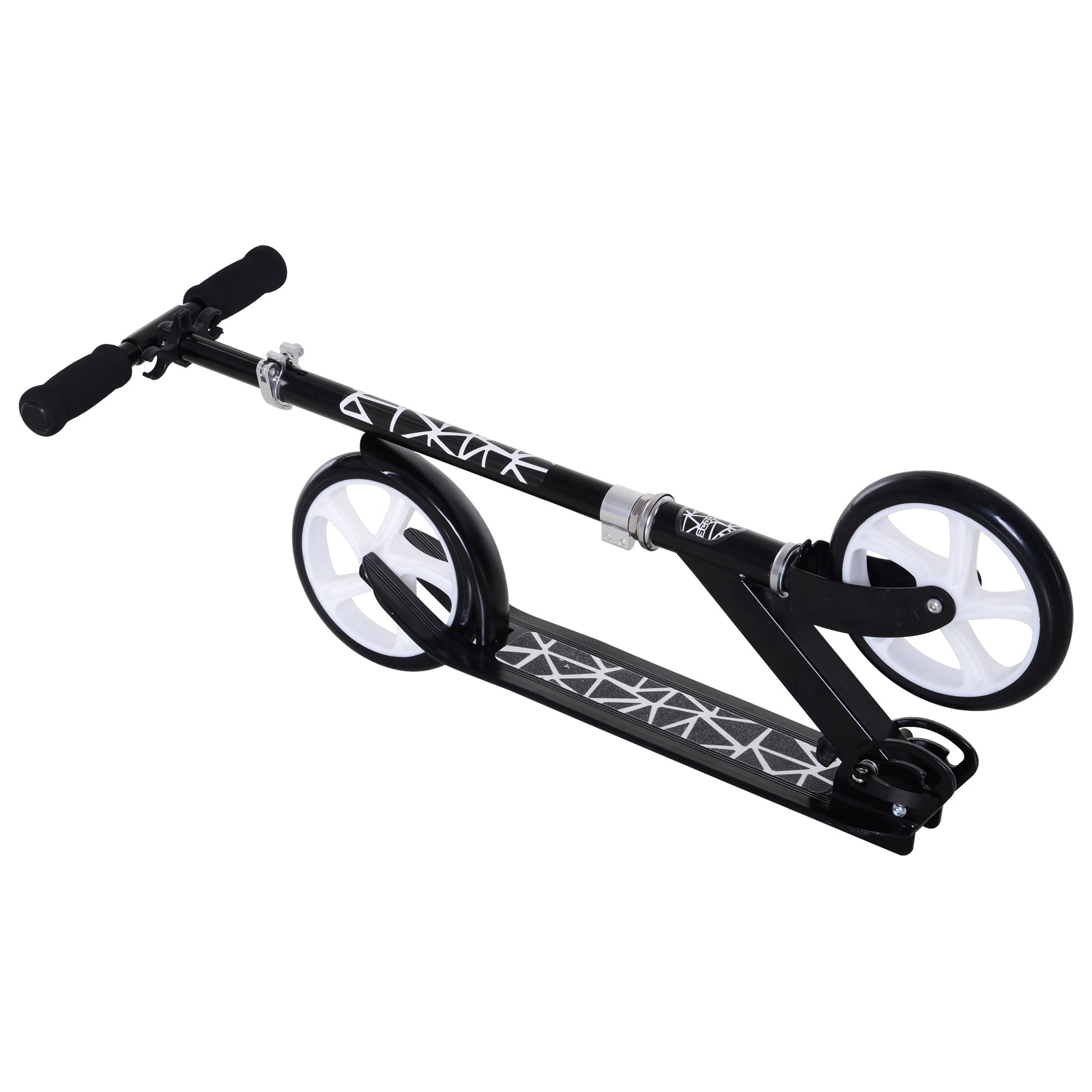 Trotinete Dobrável para Adultos e Crianças - Medidas Ajustáveis 86/92/98cm - Cor Negro & Blanco