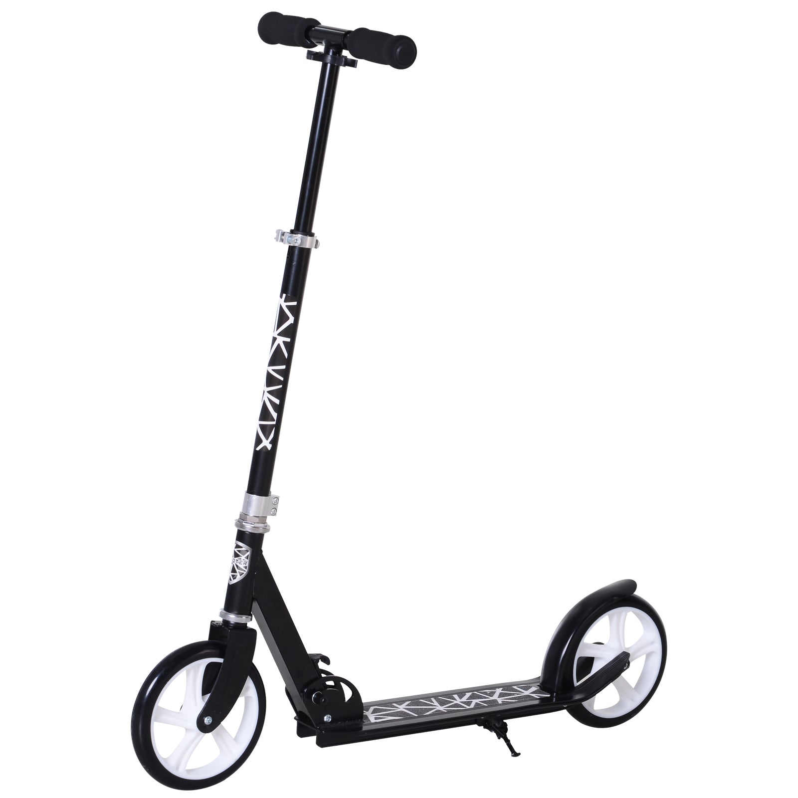 Trotinete Dobrável para Adultos e Crianças - Medidas Ajustáveis 86/92/98cm - Cor Negro & Blanco