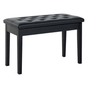 Banco para Piano com Espaço de Armazenamento 76x36x50cm Preto