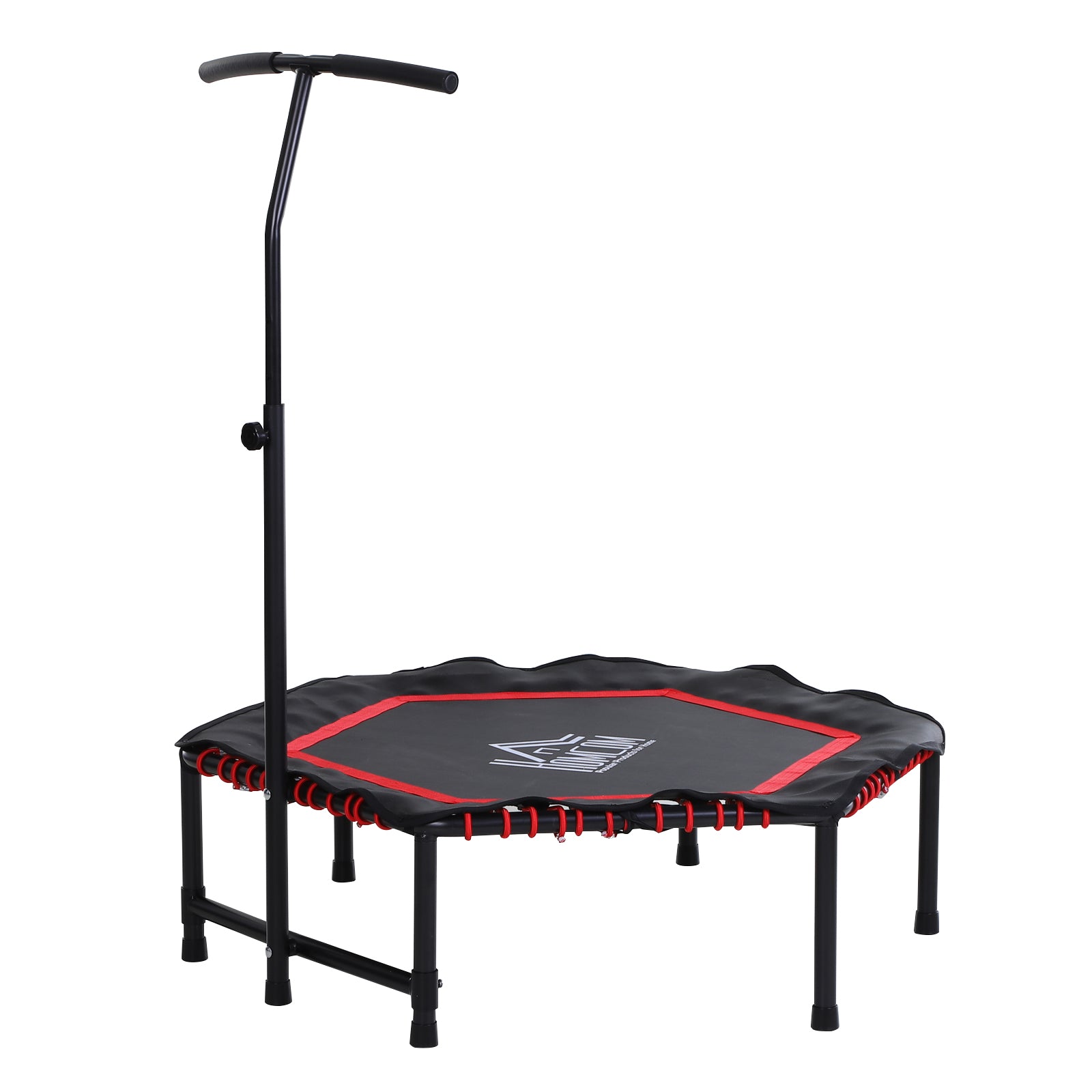 Trampolim de Fitness Hexagonal Φ122x(122/130/138) cm Vermelho