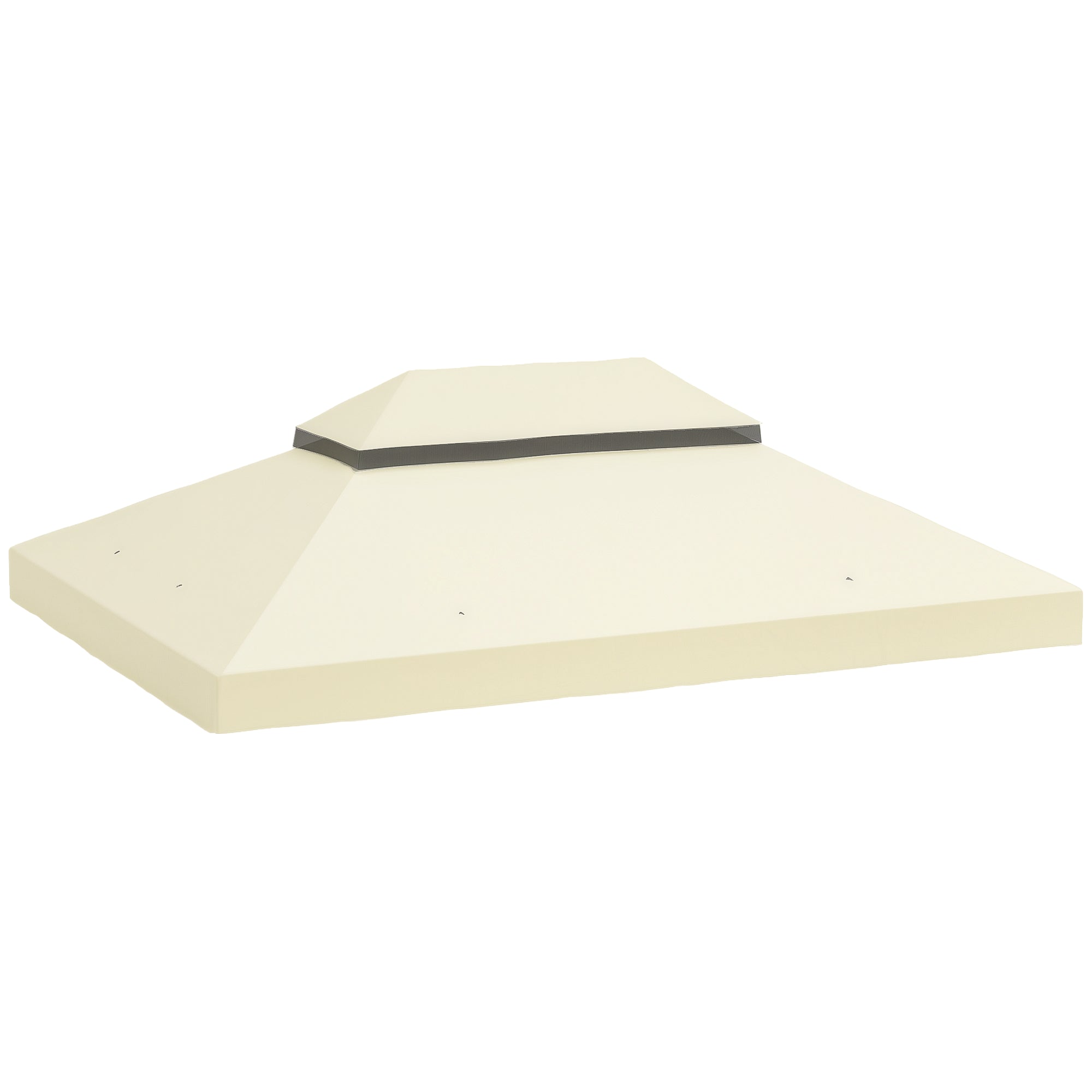 Toldo de Substituição para Pérgola 400x300 cm - Cor Creme Branco