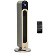 Aquecedor Cerâmico de Torre 1100/2200W Prata 25x25x73.5 cm