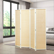 Biombo de 4 Painéis 180x180 cm Branco - Separador de Ambientes Elegante