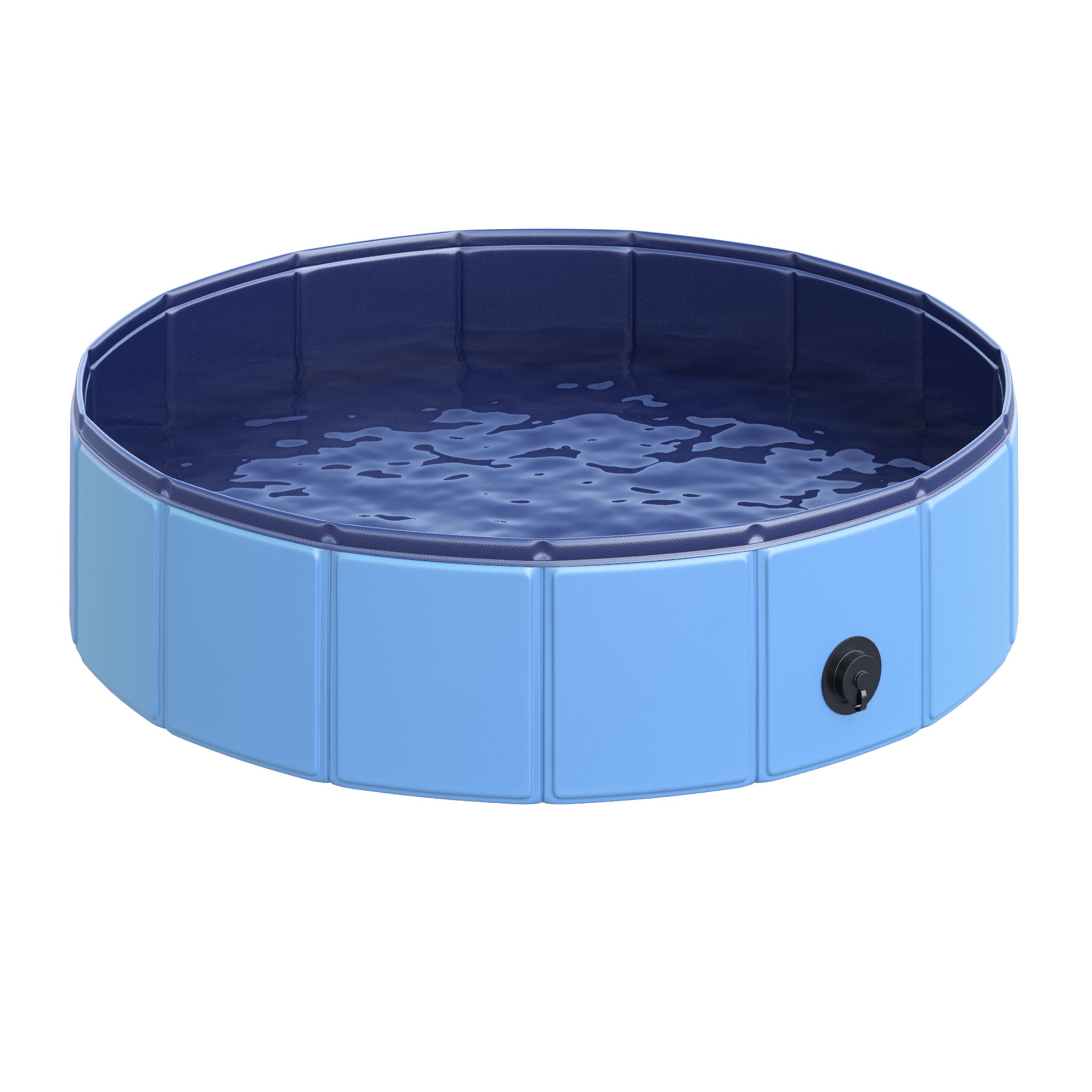 Piscina Dobrável para Animais de Estimação Ø80x20 cm Azul