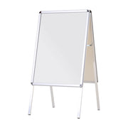 Painel Publicitário de Dupla Face - Cor: Branco - 64 x 8 x 121 cm
