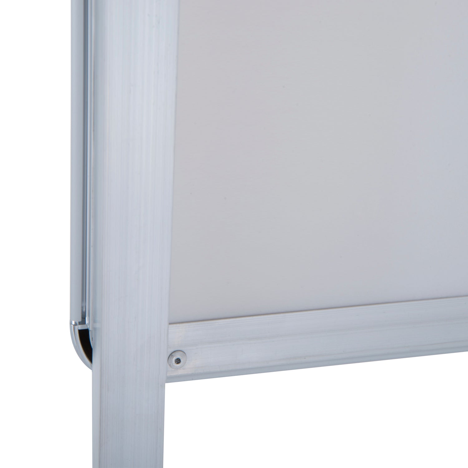 Painel Publicitário de Dupla Face - Cor: Branco - 64 x 8 x 121 cm
