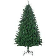 Árvore de Natal 180 cm Verde PVC e Aço Ø102x180 cm