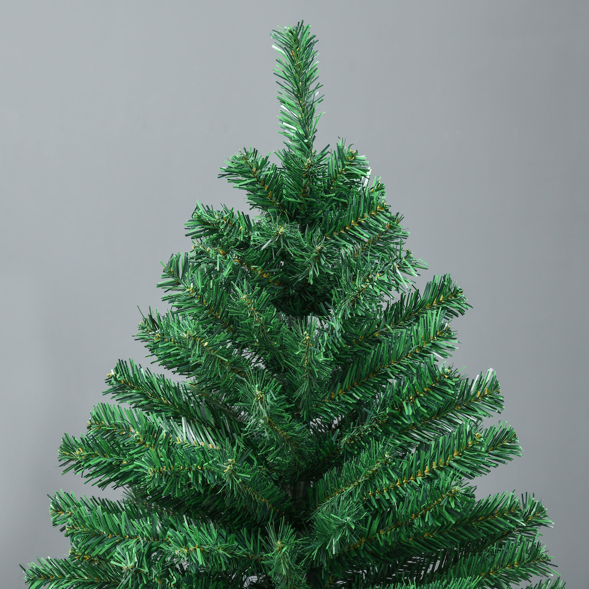 Árvore de Natal 180 cm Verde PVC e Aço Ø102x180 cm