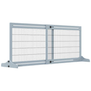 Barreira de Segurança Extensível 104-183x36x69 cm - Cinza