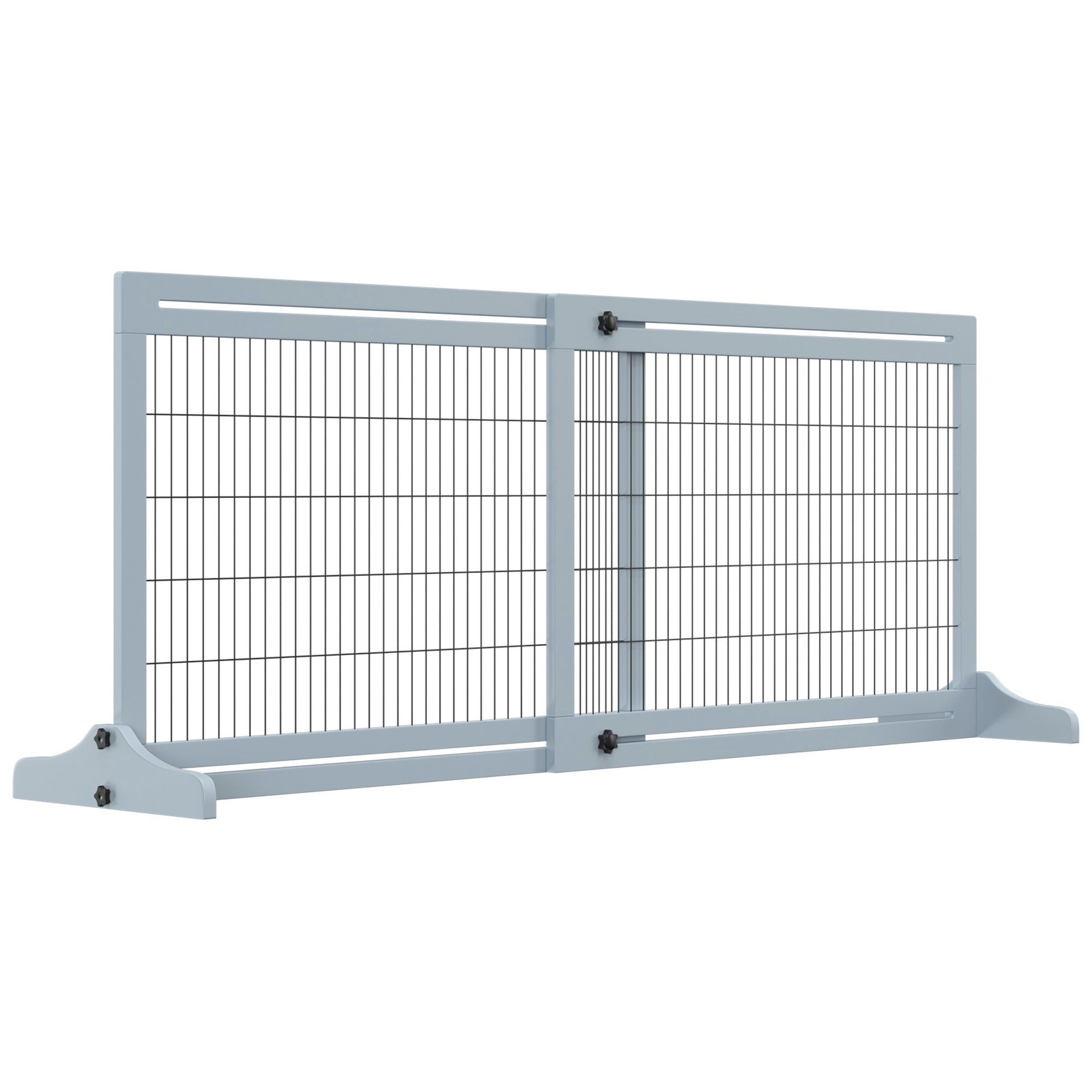 Barreira de Segurança Extensível 104-183x36x69 cm - Cinza