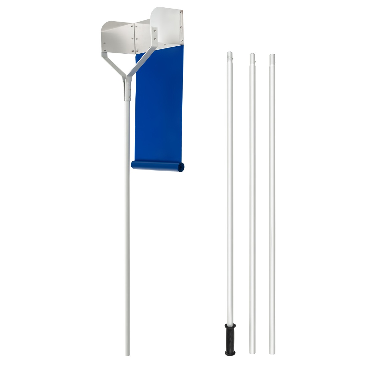 Rastrillo de Alumínio para Telhado – 624 cm – Prateado