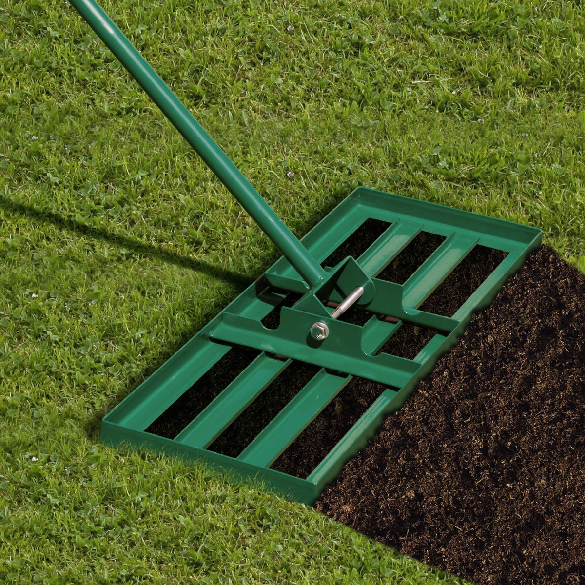 Rastrilho Nivelador para Jardim – 91 x 25 cm – Verde