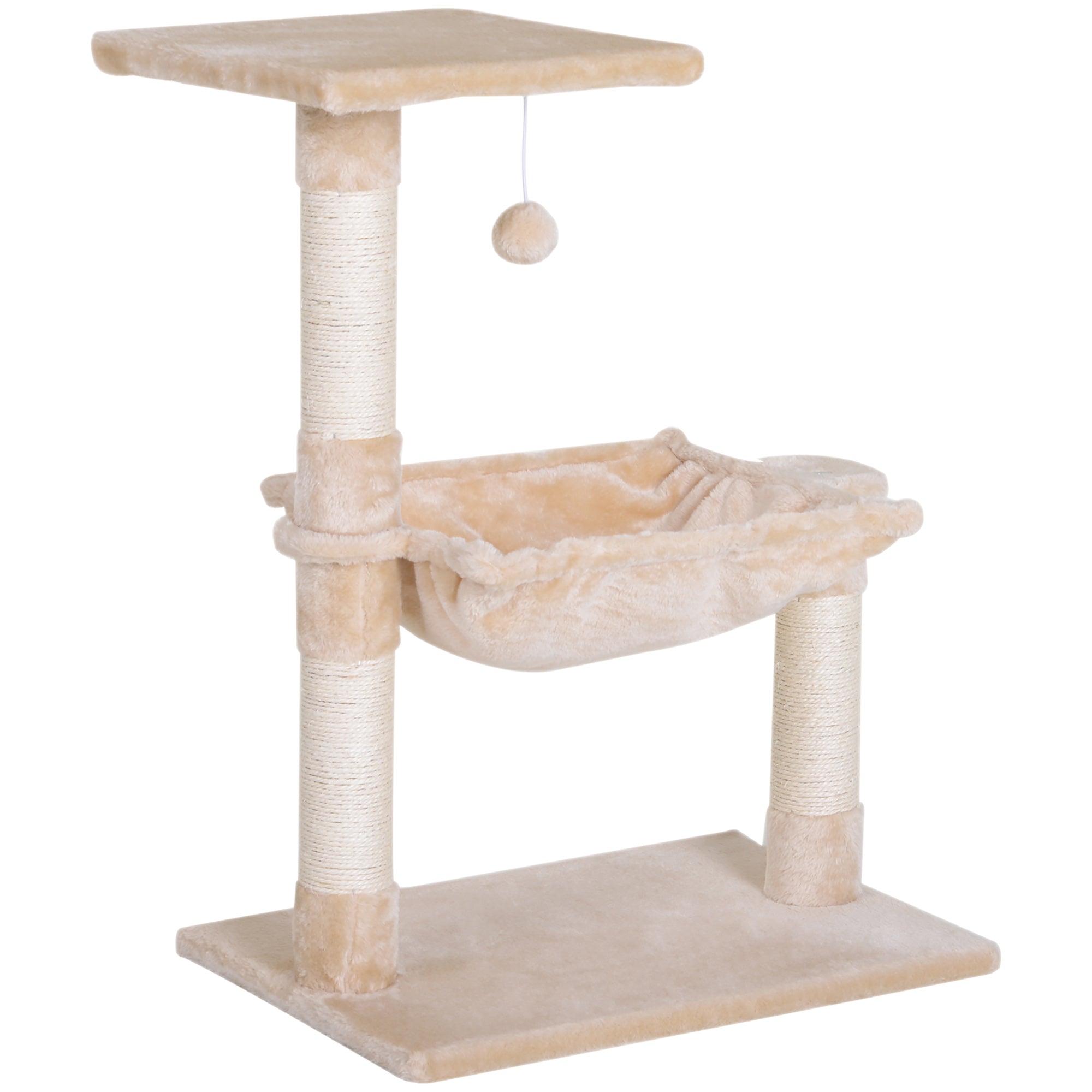 Arranhador para Gatos 50x36x70 cm - Bege