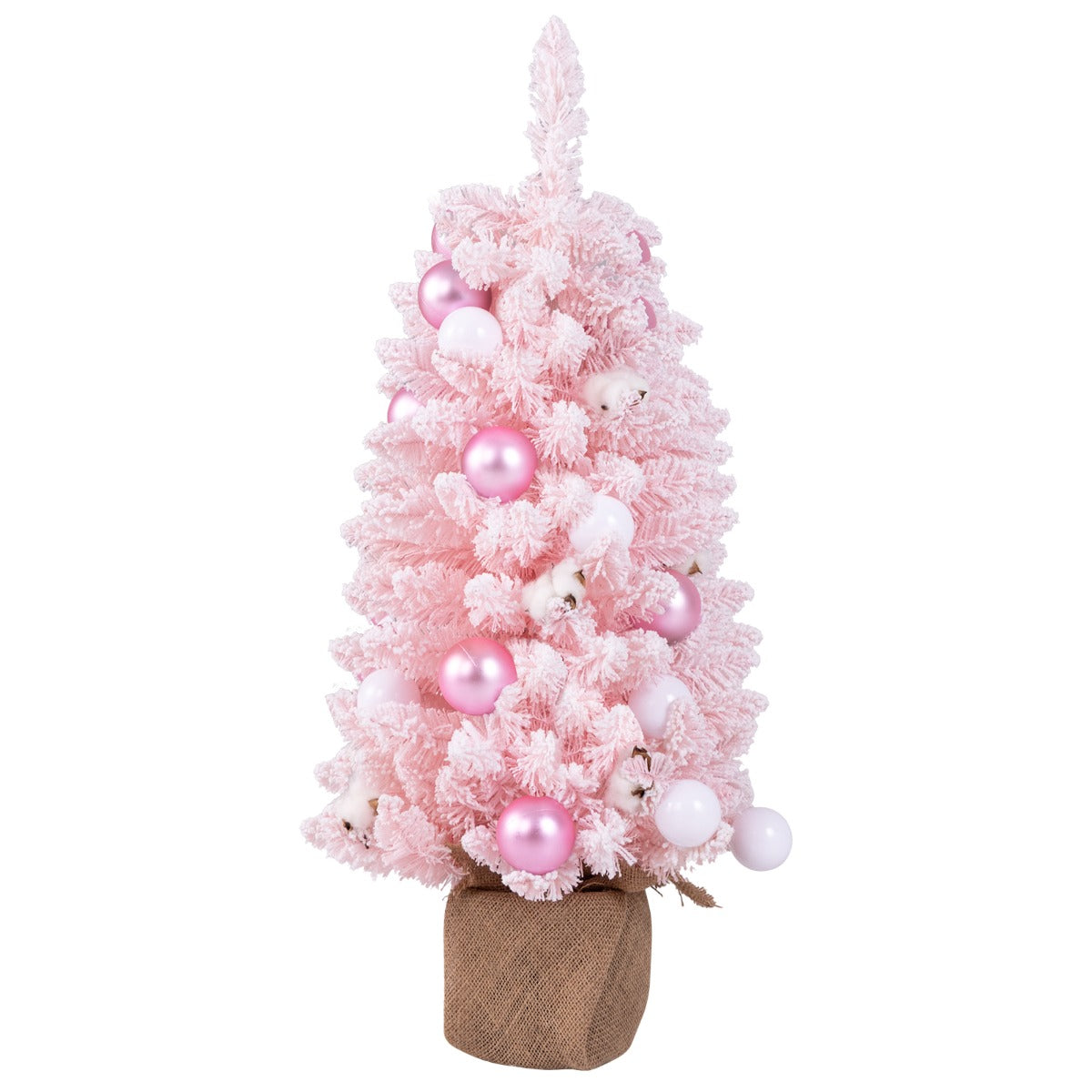 Mini Árvore de Natal Artificial – 90 cm – Rosa