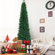 Árvore de Natal Artificial – 240 cm – Verde – PVC e Metal