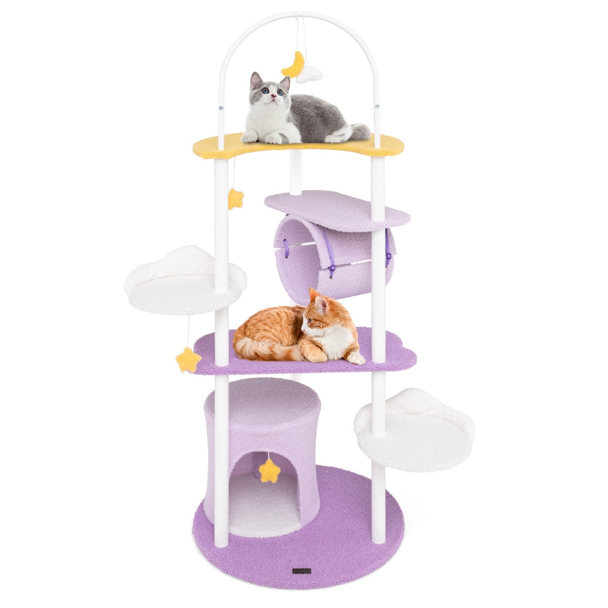 Parque de Diversões para Gatos – 158 cm – Roxo – Metal