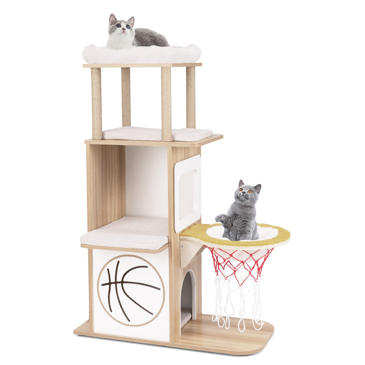 Arranhador para Gatos de Madeira – 120 CM