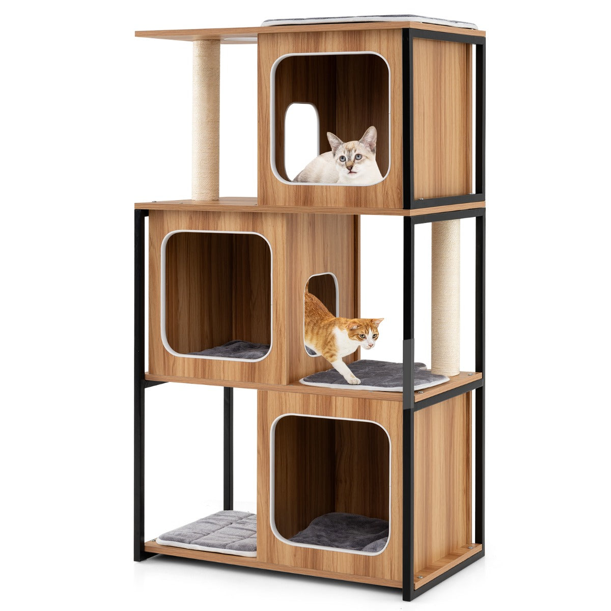 Arranhador para Gatos – estrutura metálica – sisal