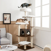 Arranhador para Gatos – 179 cm – Marrom – Madeira e Sisal