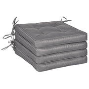 Almofadas para Cadeiras de Jantar 42x42x5 cm - Cinzento