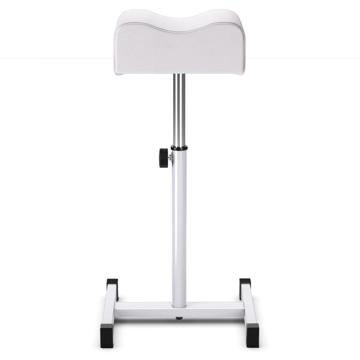 Reposapiés para Pedicura – Altura Ajustável de 44-65 cm – Branco – Aço revestido a pó