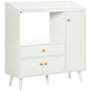 Armário de Cozinha para Micro-ondas 90x30x94 cm - Branco