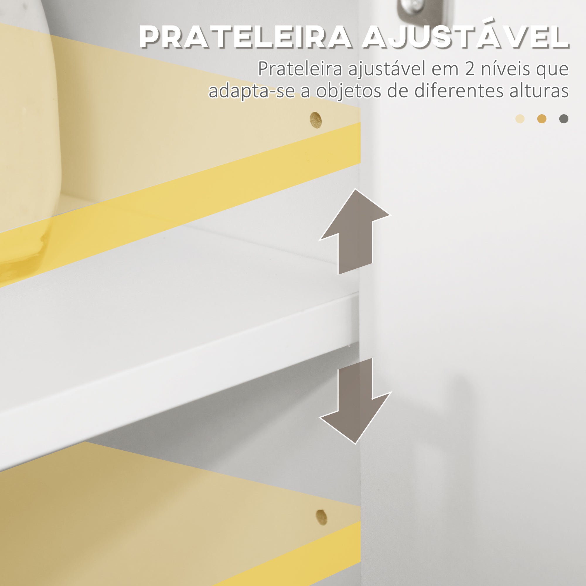 Armário de Cozinha para Micro-ondas 90x30x94 cm - Branco