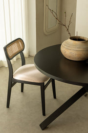 Cadeira de Jantar – Leivel Preto Claro