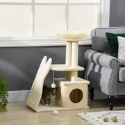 Arranhador para Gatos – 60x30x83cm – Bege – Aglomerado de madeira