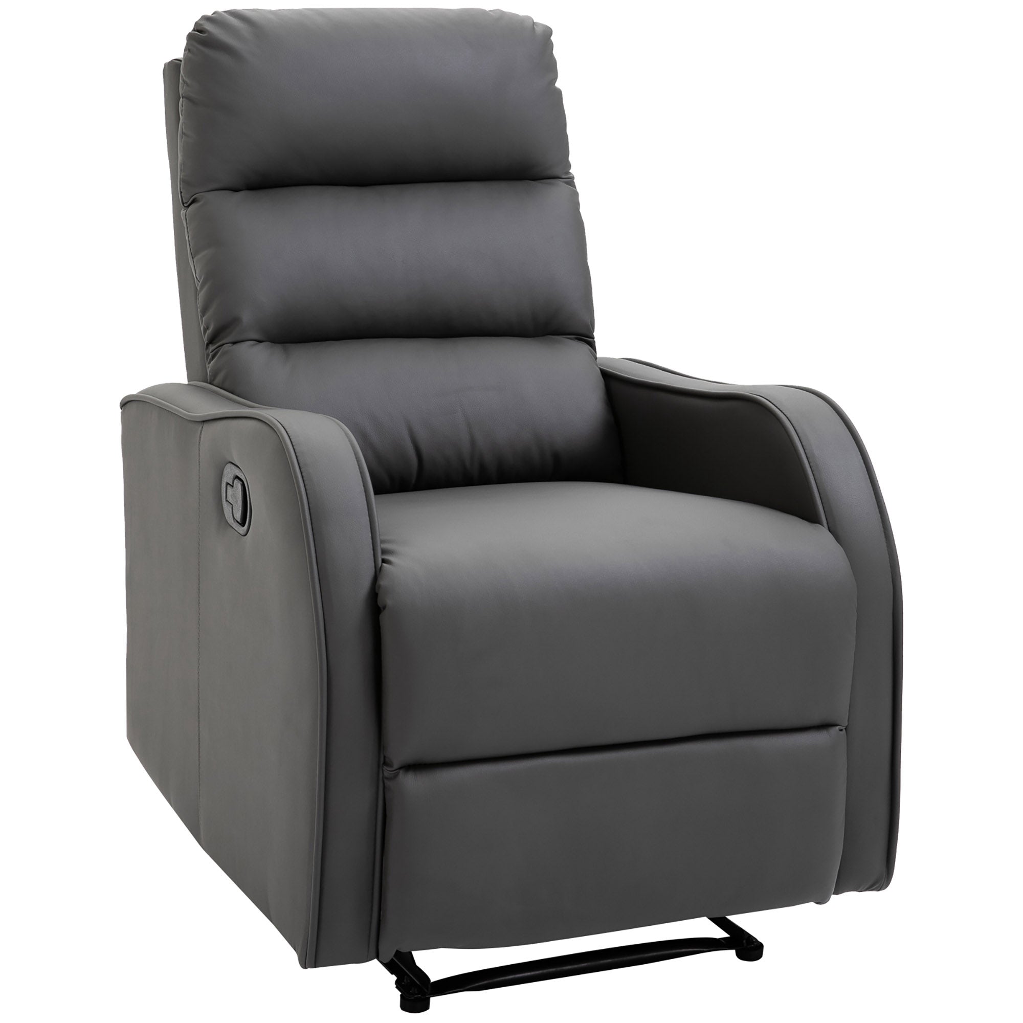 Poltrona Relax Cinzenta 65x89x100cm - Reclinação até 160°