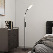 Candeeiro de Pé LED Regulável Ø22x175 cm - Cor Preto