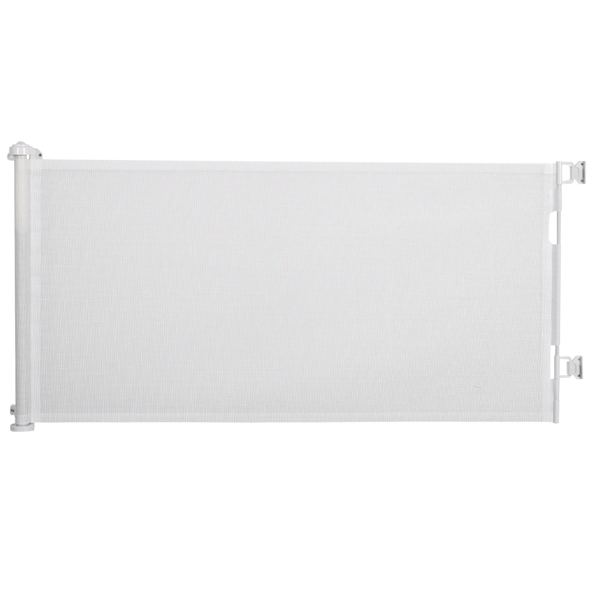 Barreira de Segurança para Cães Extensível Branco 165x10,7x85cm