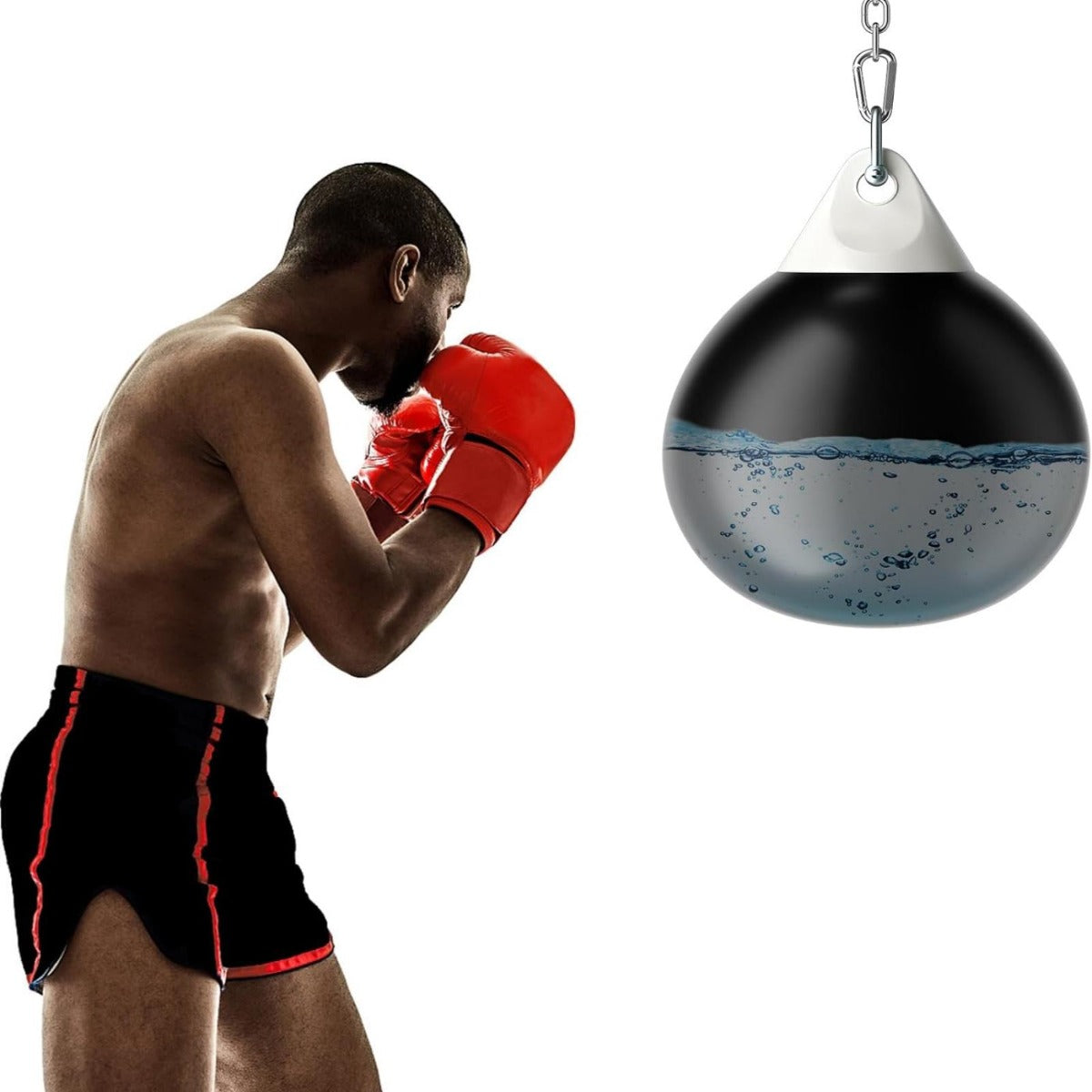 Saco de Boxe com água – 50kg a 70kg – Preto – PVC