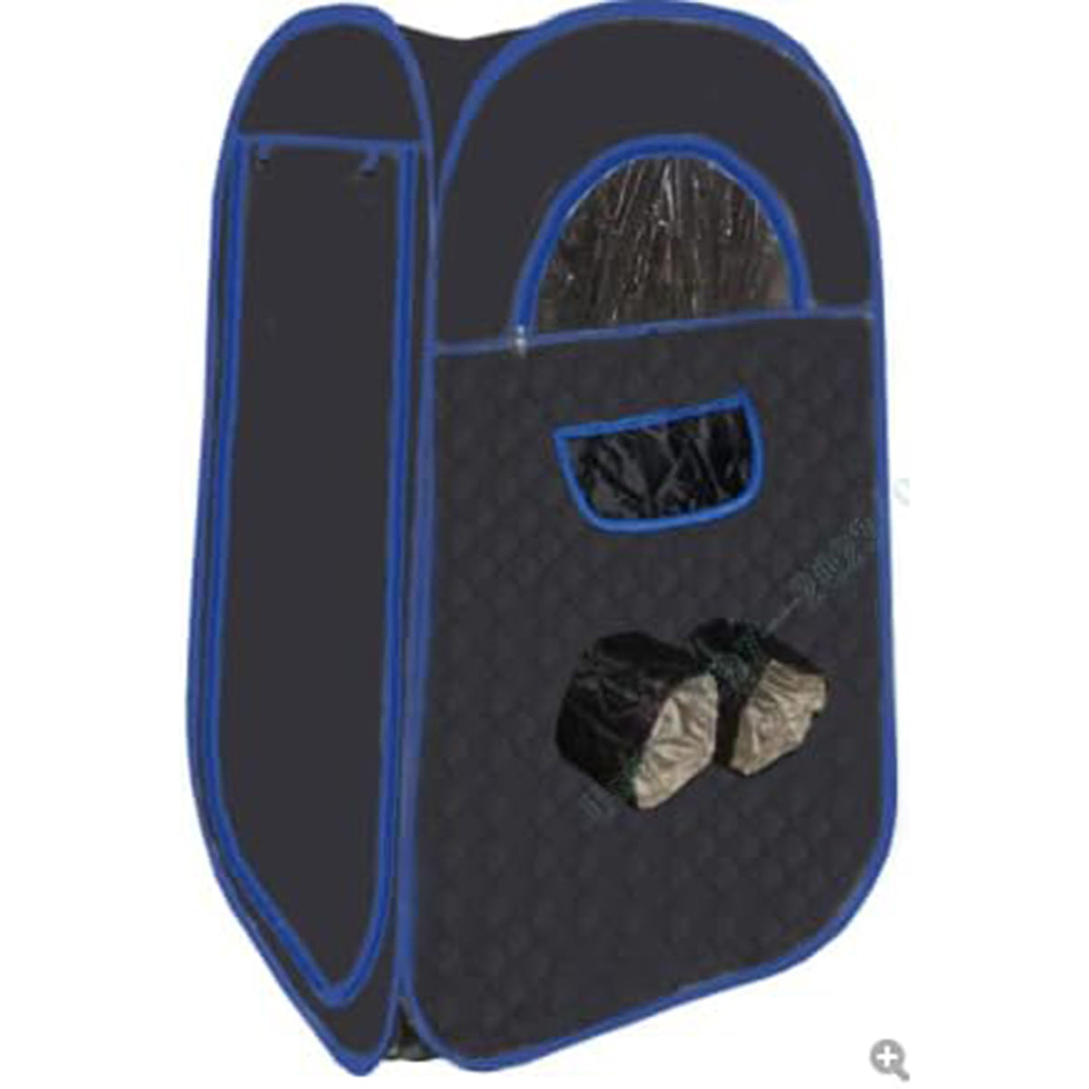 Sauna de Vapor para 1 ou 2 Pessoas com Gerador de Vapor de 1000W e 3L - Preto