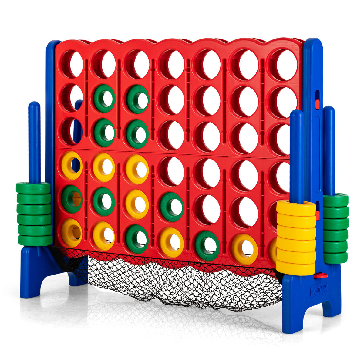 Jogo Gigante de 4 em Linha – 119 cm – Azul – PP e PE
