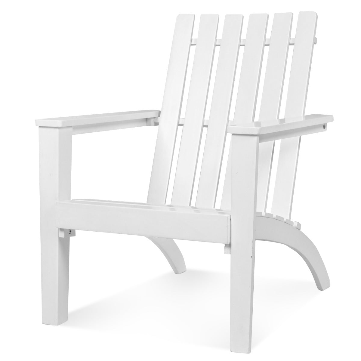 Cadeira Adirondack – 69 x 73 x 85 cm – Branco – Madeira de Acácia