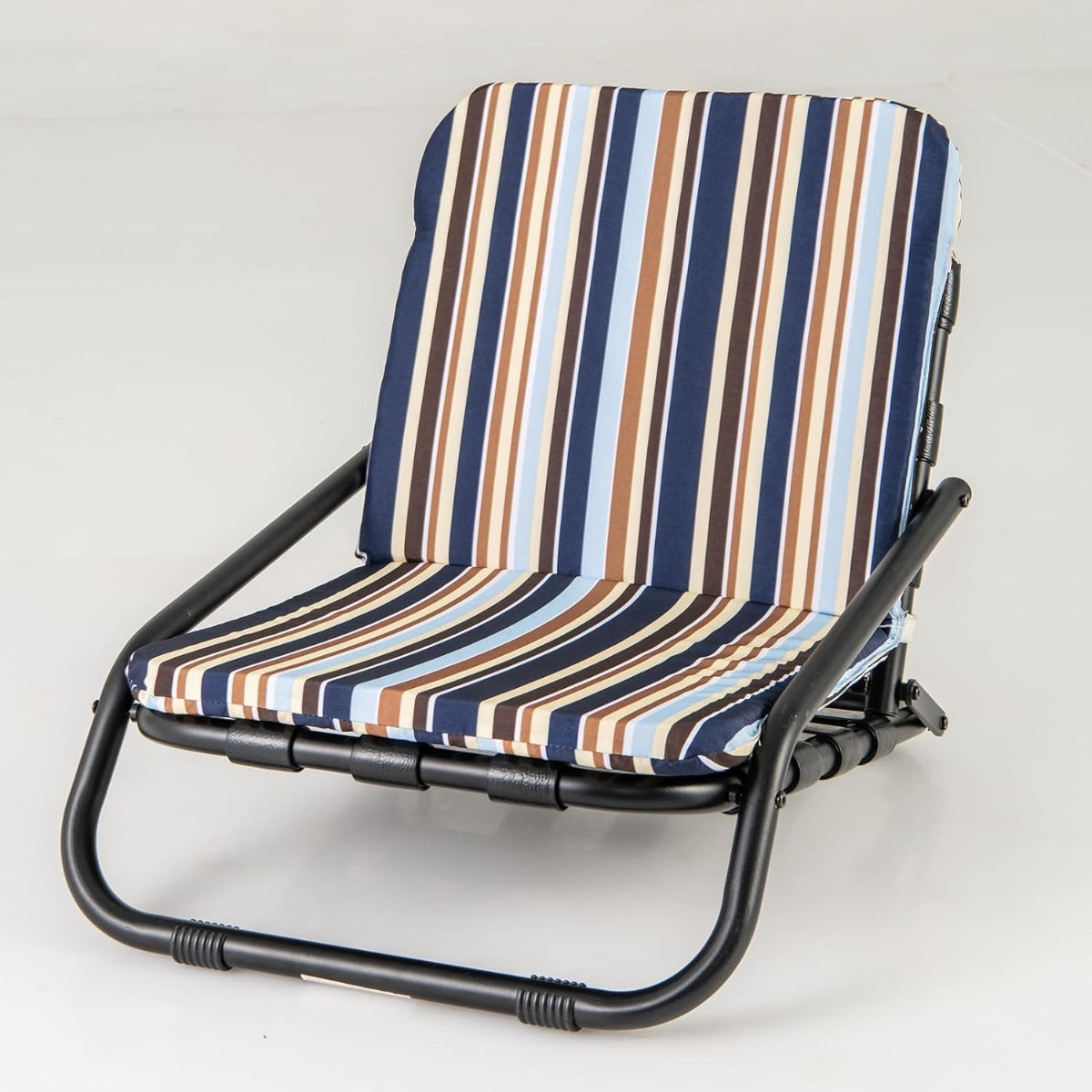 Conjunto de 2 Cadeiras Dobráveis para Exterior – Cor Azul – Material Algodão e Alumínio