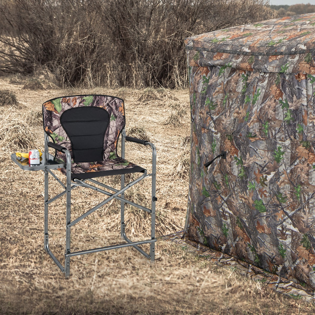 Cadeira de Acampamento Dobrável – 62 x 56 x 110 cm