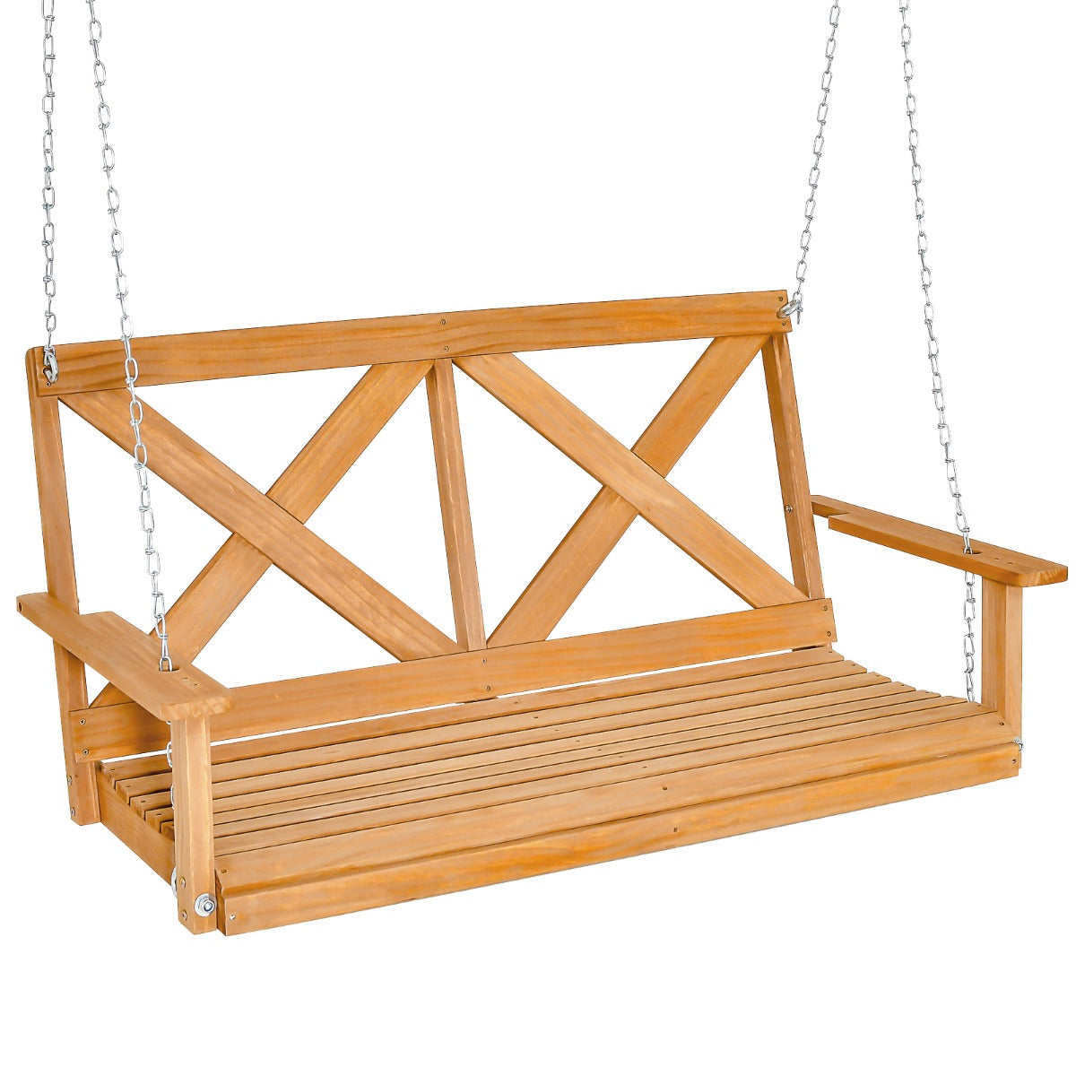 Banco de Jardim de Madeira – 134 x 60 x 65 cm – Natural