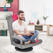 Cadeira de Chão Dobrável – 61-87 x 55 x 75 cm – Rosa – Tecido de rede respirável