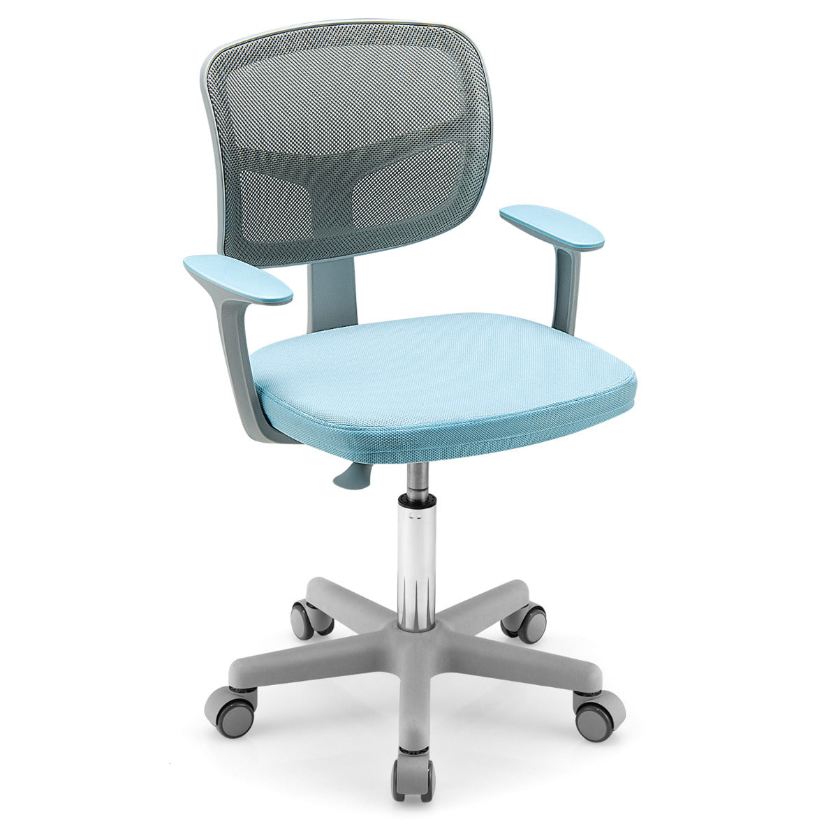 Cadeira Ergonómica de Escritório para Crianças – 54 x 50 x 80 cm – Azul – Tecido de rede