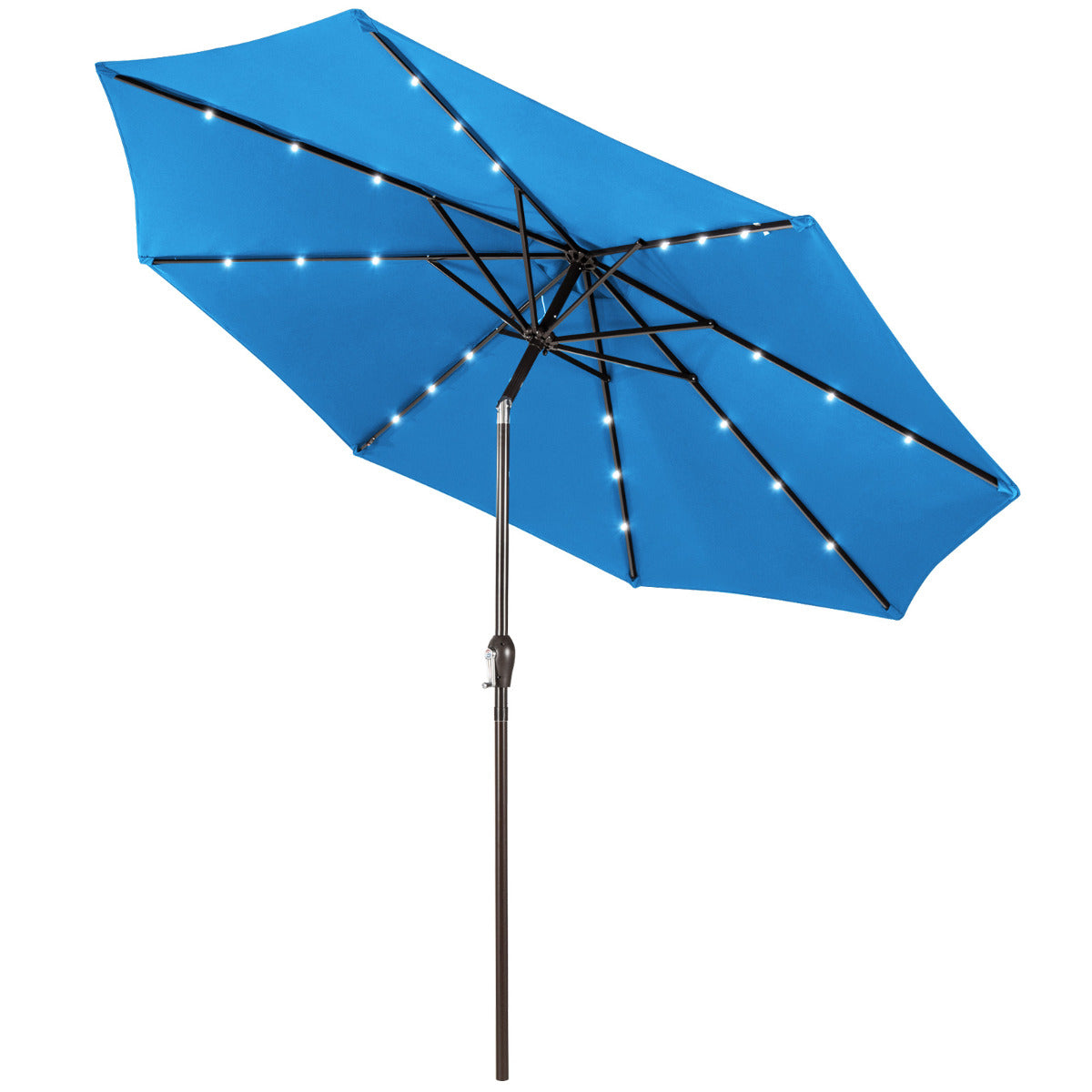 Guarda-Sol de Praia Dobrável 3M – Azul – Poliester e Metal