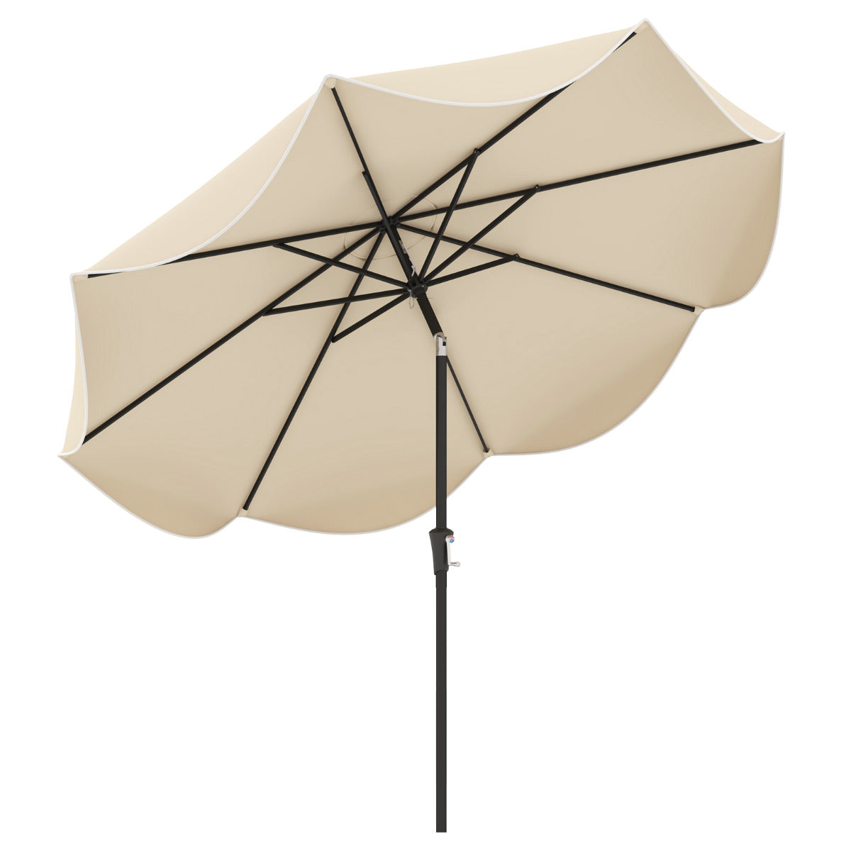 Guarda-Sol de Pátio – 280 cm – Bege – Poliester
