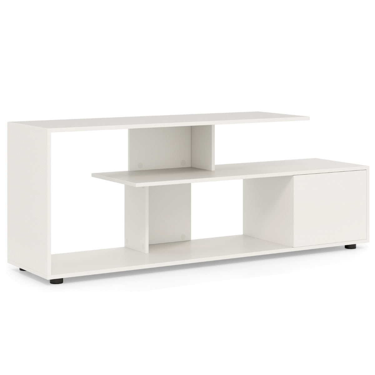 Móvel de TV – até 55 polegadas – Branco – MDF