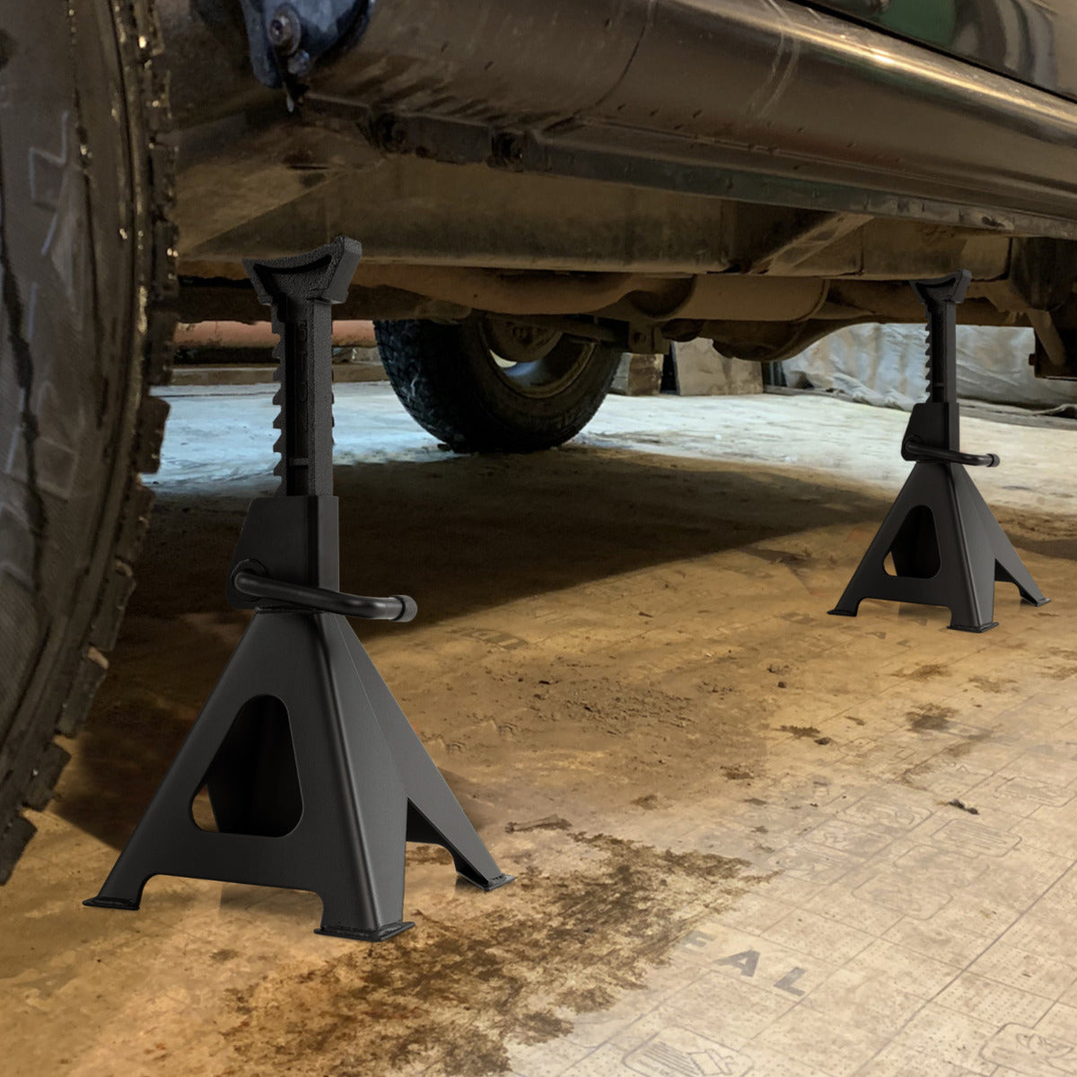 Suportes de Gato de 6 Toneladas de Capacidade para Elevar Veículos - Par