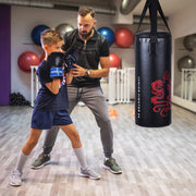 Conjunto de Boxe para Crianças com Saco de Areia Durável para Treinar e Melhorar Força e Exercício Físico 60 x 25 x 25 cm