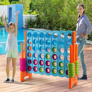 Jogo 4 em Linha Gigante – 120 x 42 x 104 cm – Azul e Laranja – PE e PP