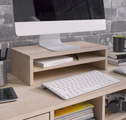 Suporte para monitor Abby em cor sonoma 46x13cm
