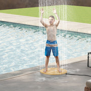 Duche de Jardim Portátil Ø70,5x7,5 cm - Cor Madeira